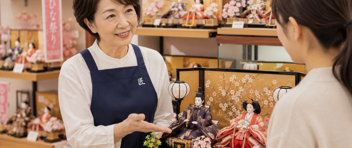 【宇都宮】節句人形販売のお仕事